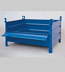 Skrzyniopaleta ze składanym bokiem (2 modele) - 1