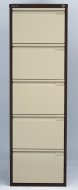 Szafka na dokumenty pięcioszufladowa Bisley BS5E/A4+FLS - komplet z przegródkami - 4