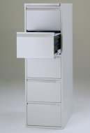 Szafka na dokumenty pięcioszufladowa Bisley BS5E/A4+FLS - komplet z przegródkami - 6
