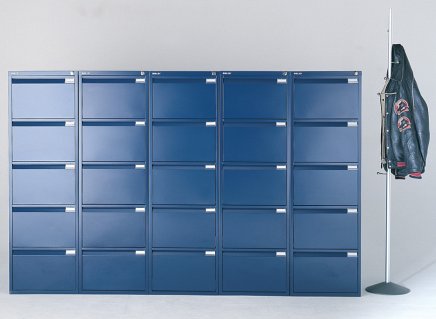 Szafka na dokumenty pięcioszufladowa Bisley BS5E/A4+FLS - komplet z przegródkami - 7