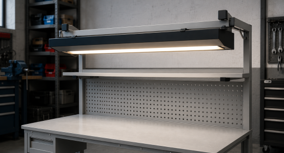 Lampy do stołów warsztatowych