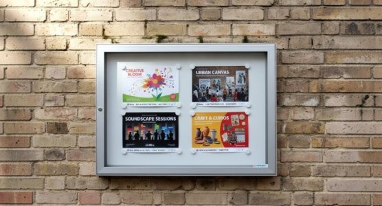 Gabloty informacyjne i tablice plakatowe