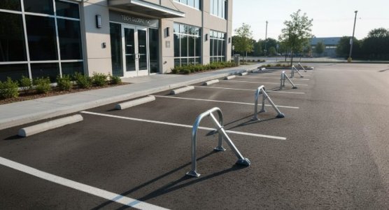 Barierki i słupki parkingowe