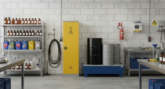 Magazynowanie chemikaliów i substancji niebezpiecznych