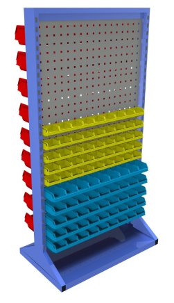 Panel stacjonarny dwustronny z wyposażeniem PSZ_23_A_VAR_4