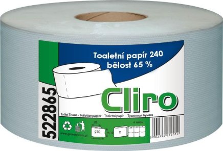 Papier toaletowy Jumbo Cliro 280 6 sztuk