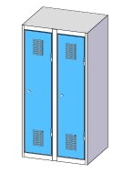 Szafa metalowa z dwojgiem drzwi XS52-12