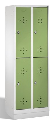 Szafka metalowa dzielona na pół na cokole CP 8320-20 - 6