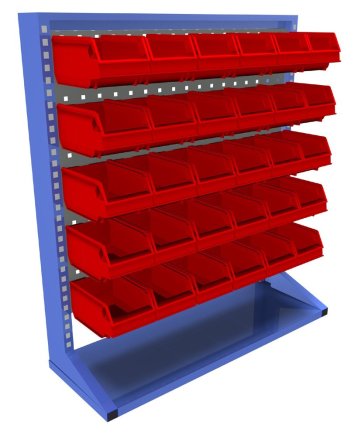 Panel stacjonarny jednostronny z wyposażeniem PSZ_11_A_VAR_3