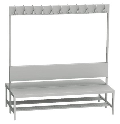 Ławka do szatni - szerokość 1500 mm LAV 15V2