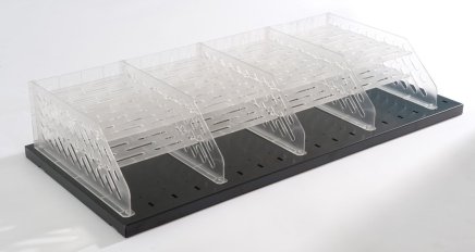 Półki BSS z otworami na plastikowe przekładki