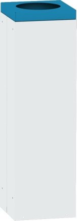 Kwadratowy kosz na śmieci ze zdejmowaną pokrywą 2821 - 3