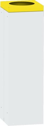 Kwadratowy kosz na śmieci ze zdejmowaną pokrywą 2821