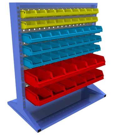 Panel stacjonarny dwustronny z wyposażeniem PSZ_21_A_VAR_4