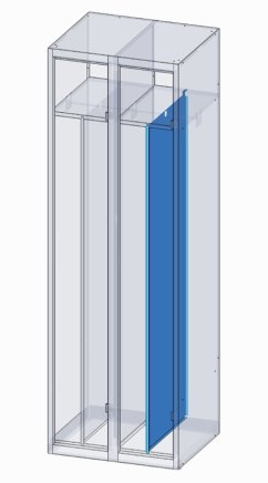 Pionowa przegroda XD