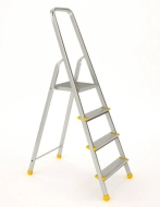 Drabina aluminiowa 4-stopniowa stopnie łącznie z platformą Eurostyle 914