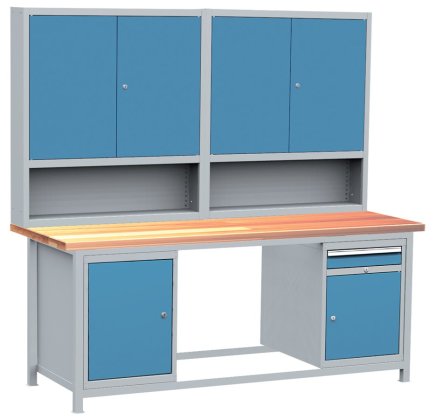 Stół warsztatowy z kontenerkami, zestaw DPJ 206
