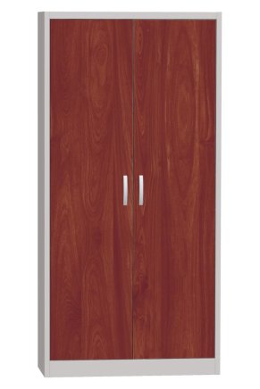 Metalowa szafa na dokumenty z drzwiami laminowanymi typu SPS 01AL - 5