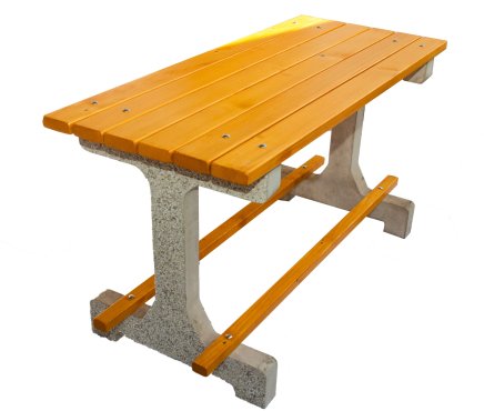 Betonowy stół parkowy