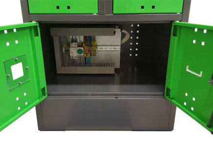 Szafka do ładowania urządzeń mobilnych bez portów USB SBE_32_A8 - 6