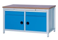 Stół warsztatowy z szufladami i szafkami 03.15.01VA