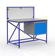 Stół warsztatowy z systemu rurowego z tablicą perforowaną 240408317 (różne warianty) - 3