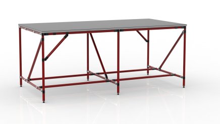 Stół warsztatowy z systemu rur 22042004 - 2