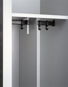 Stała przegroda do oddzielania ubrań czystych i brudnych