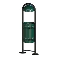 Kosz parkowy z daszkiem 18L LUKAS