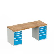 Stół warsztatowy z kontenerkami HD_1255