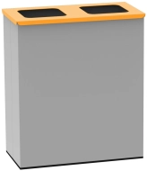 Metalowy kosz na śmieci KOS 1302 komplet