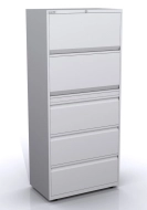 Szafka na dokumenty z drzwiami uchylnymi i szufladami SYC08/2/3