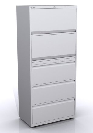 Szafka na dokumenty z drzwiami uchylnymi i szufladami SYC08/2/3