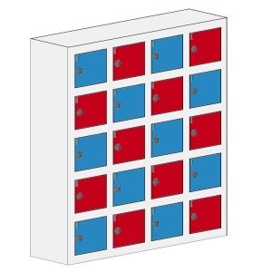 Szafka na telefony komórkowe WSS 20 - 6