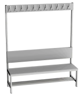 Ławka do szatni - szerokość 1500 mm LAV 15V