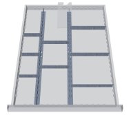 Metalowa przegródka do szuflad 117A