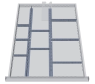 Metalowa przegródka do szuflad 117A