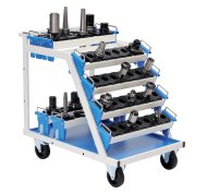 Wózek na narzędzia CNC 02.288.06A z wyposażeniem