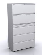 Szafka na dokumenty z drzwiami uchylnymi i szufladami SYC10/2/3