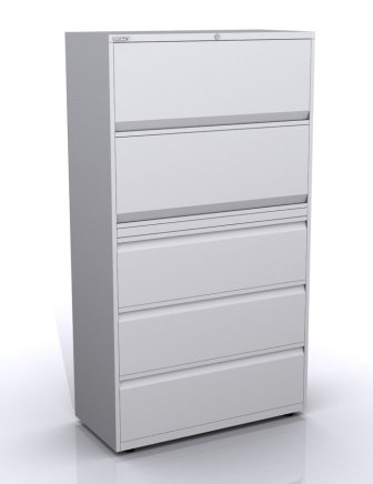 Szafka na dokumenty z drzwiami uchylnymi i szufladami SYC10/2/3