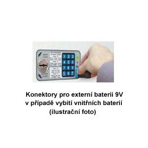 Sejf elektroniczny ścienny WE-25-ME - 1