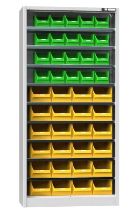 Szafka ze skrzynkami plastikowymi UK1-B2