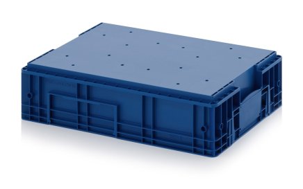 Skrzynia RL-KLT z otworami spustowymi 600 x 400 x 147 mm - 3