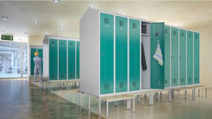 Szafka BHP pracownicza metalowa Sum 410 W szerokość 400 mm - 5