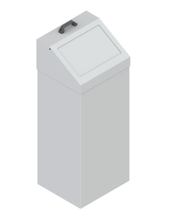 Metalowy kosz na śmieci typu KOS 1266 - 5