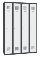 Szafka pracownicza BHP metalowa Sum 340 W, szerokość 1200 mm