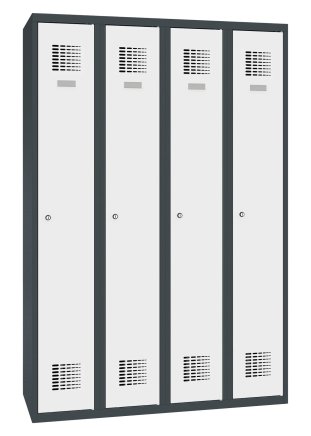 Szafka pracownicza BHP metalowa Sum 340 W, szerokość 1200 mm