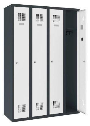 Szafka pracownicza BHP metalowa Sum 340 W, szerokość 1200 mm - 2