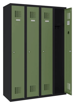 Szafka pracownicza BHP metalowa Sum 340 W, szerokość 1200 mm - 6