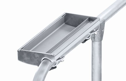 Składany podest roboczy z drabiną z dwóch stron - powierzchnia antypoślizgowa R13 - 5